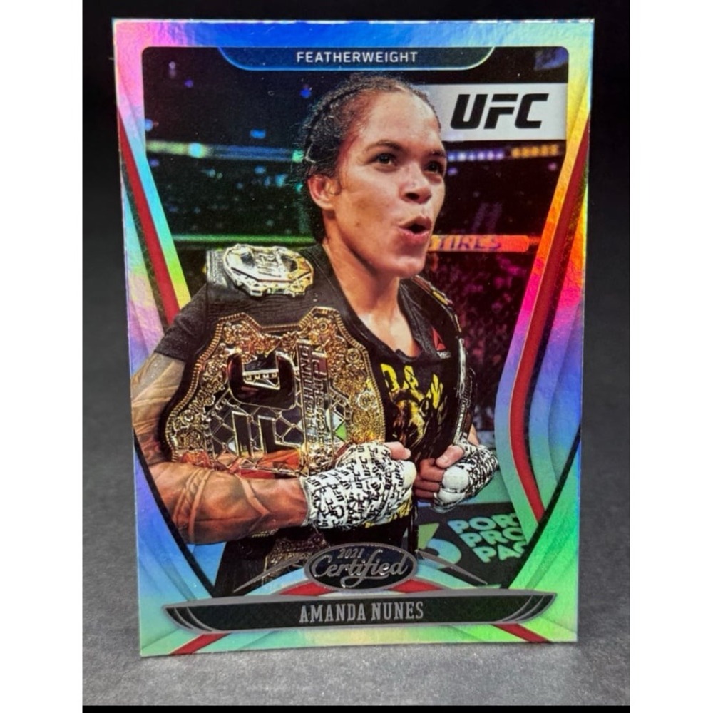 2021 Panini Chronicles UFC AMANDA NUNES Certified Card No 121